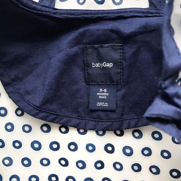 Babygap navy transparent hooded rain jacket EUC 3-6 months: - Picture 5 of 6